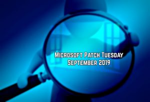 Microsoft Patch Tuesday September 2019