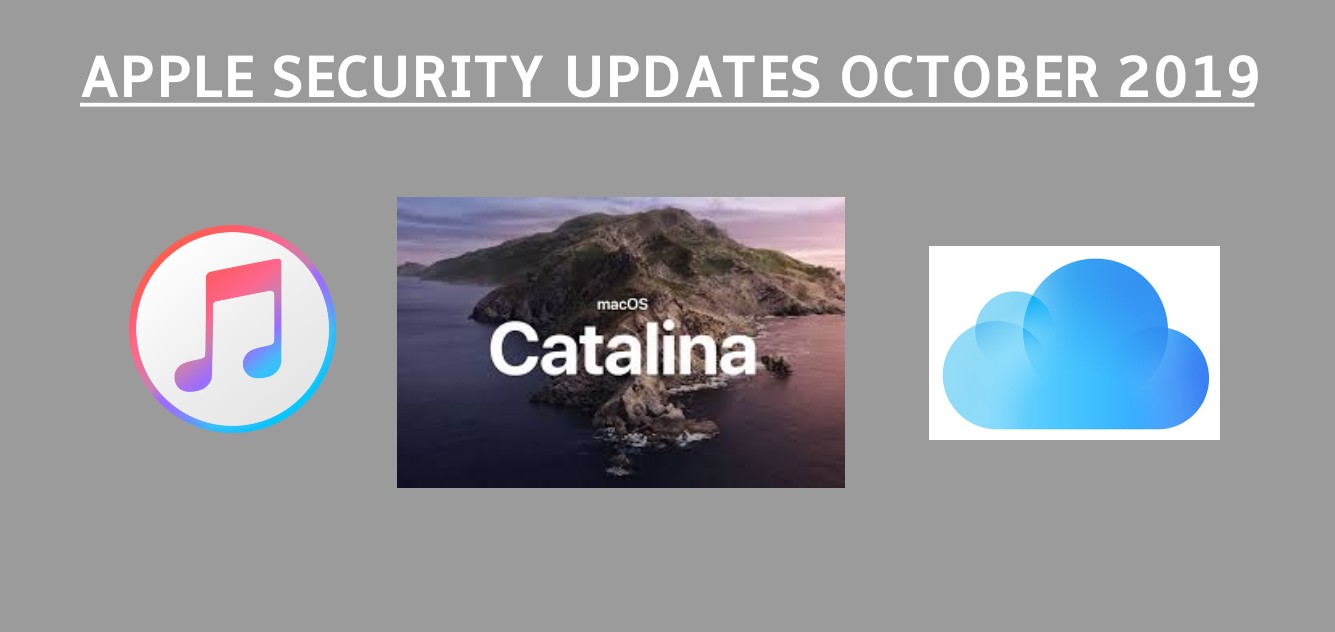 Apple security updates October 2019