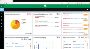 SanerNow dashboard