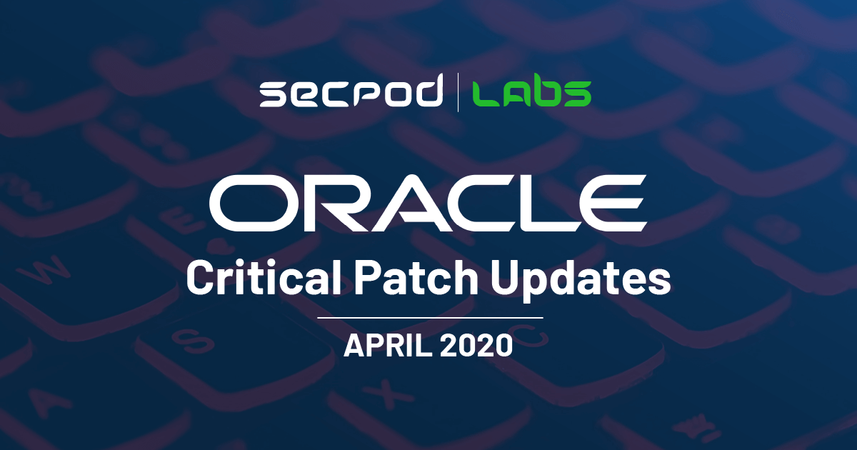 You are currently viewing Oracle Critical Updates April 2020