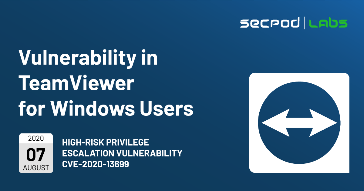 You are currently viewing High-Risk Vulnerability in TeamViewer Could be Exploited to Crack Users’ Password