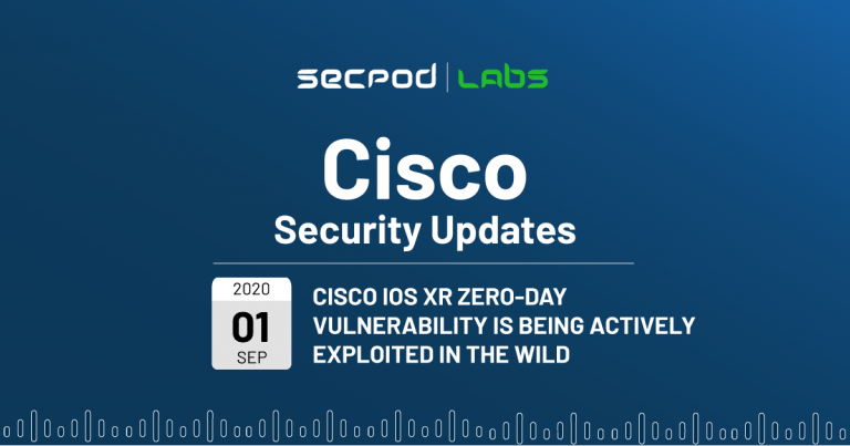 Read more about the article Cisco IOS XR Zero Day Vulnerabilities Being Actively Exploited in the Wild