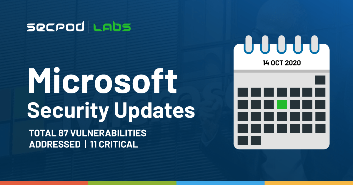 Read more about the article Patch Tuesday: Microsoft Security Bulletin Summary for October 2020