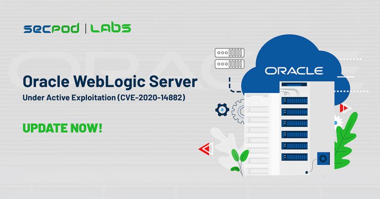 Read more about the article Oracle WebLogic Server Under Active Exploitation (CVE-2020-14882)