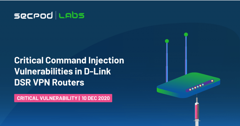 Read more about the article Critical Command Injection Vulnerabilities in D-Link DSR VPN Routers
