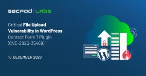 Read more about the article WordPress Plugin Contact Form 7 Critical File Upload Vulnerability (CVE-2020-35489)