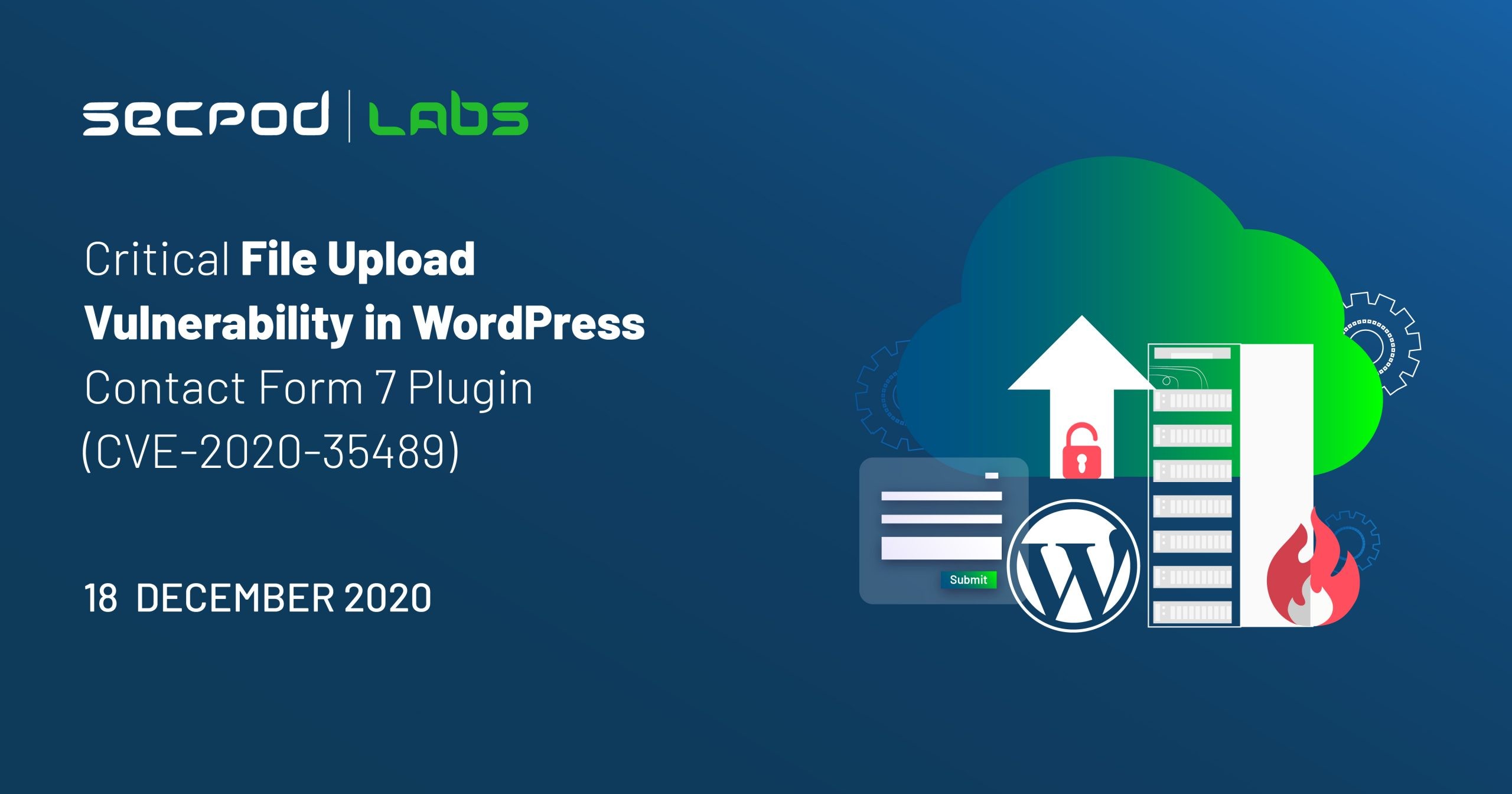You are currently viewing WordPress Plugin Contact Form 7 Critical File Upload Vulnerability (CVE-2020-35489)