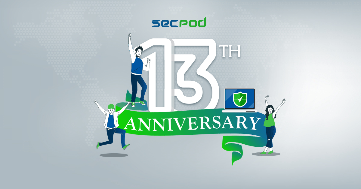 You are currently viewing 13 Years of Life at SecPod – While we were at building a great cyber security platform