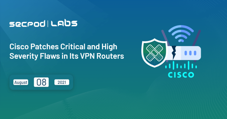 Read more about the article Cisco Patches Critical and High Severity Flaws in Its VPN Routers