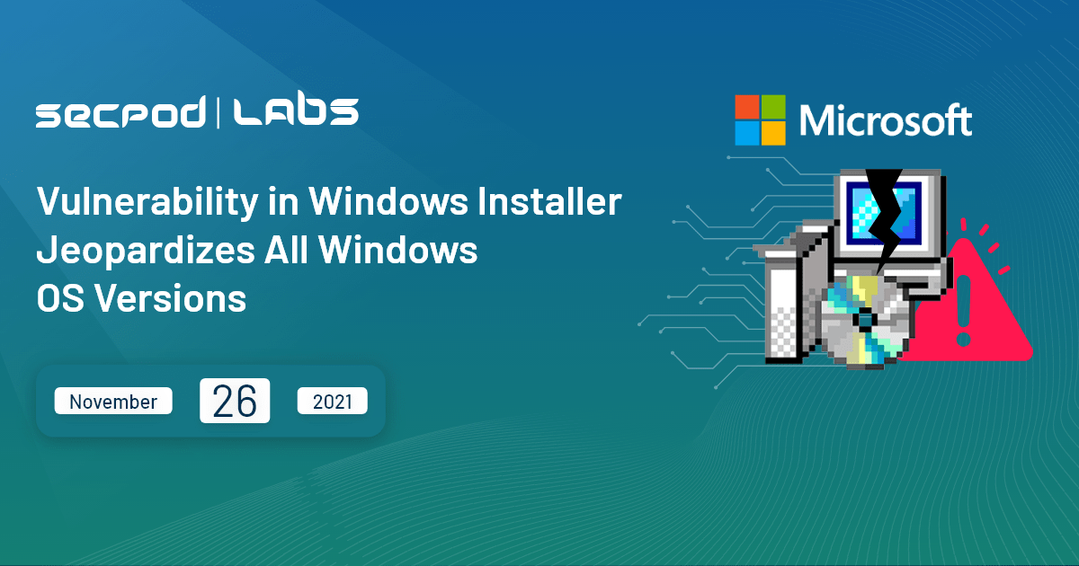 Read more about the article New Windows Installer Zero-Day Flaw exploited in the Wild