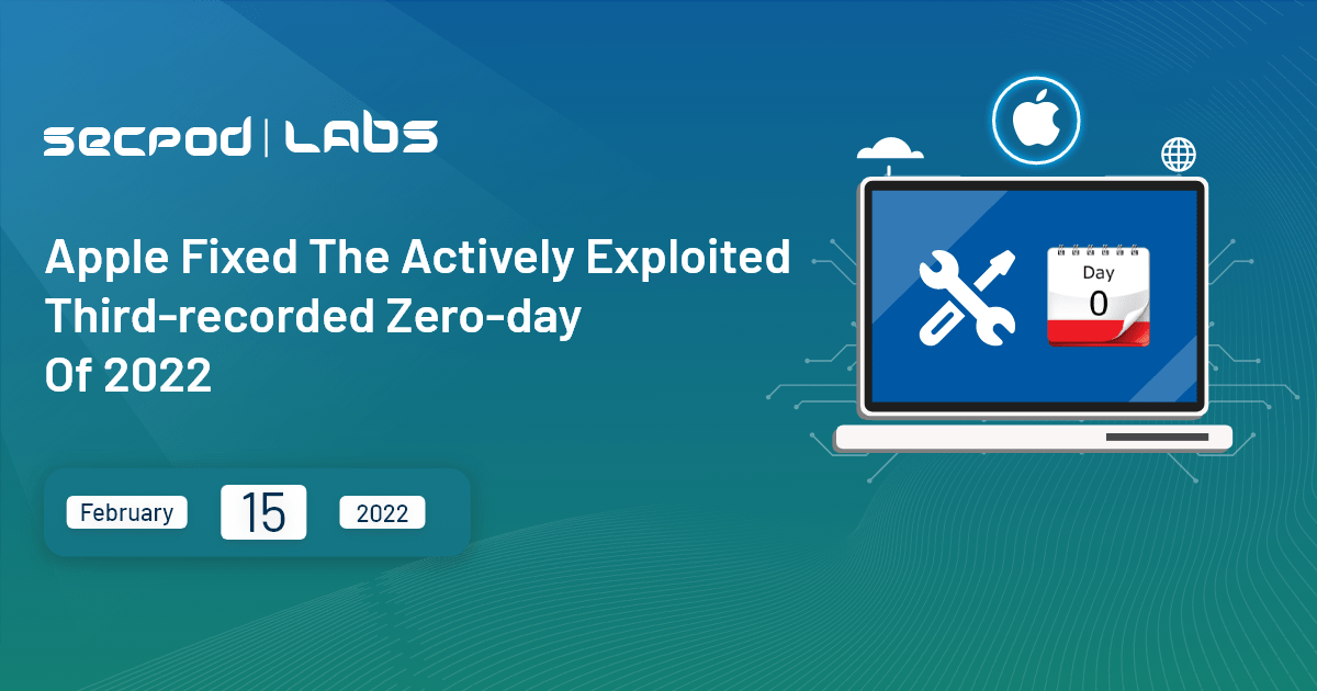 Read more about the article Apple Has Addressed A Zero-Day Vulnerability Which Is Being Actively Exploited In The Wild