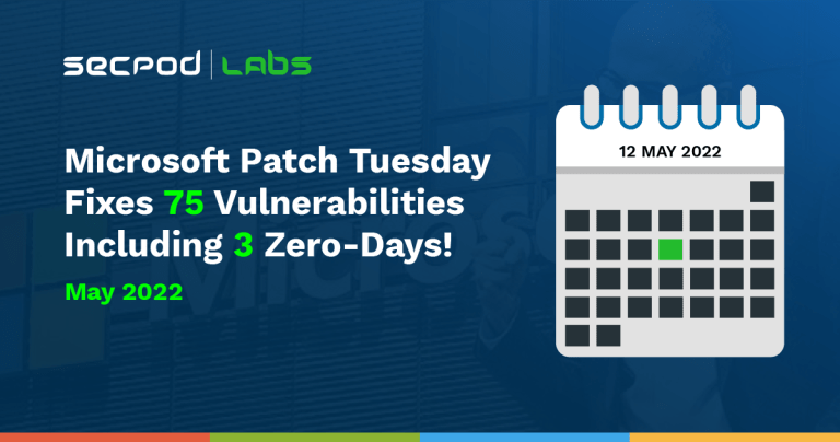 Read more about the article Microsoft May 2022 Patch Tuesday Addresses 75 Vulnerabilities Including 3 Zero-Days