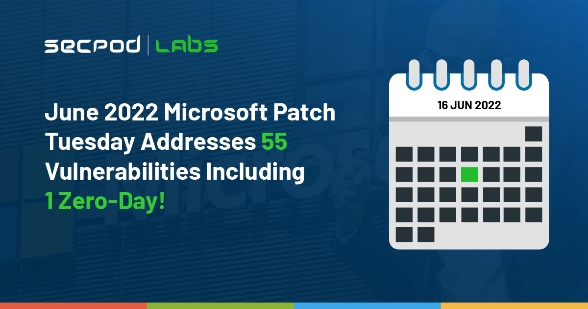 You are currently viewing Microsoft June 2022 Patch Tuesday Addresses 55 Vulnerabilities Including 1 Zero-Day