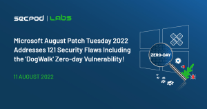 Read more about the article Microsoft August 2022 Patch Tuesday Addresses 121 Security Flaws Including Two Zero-day Vulnerabilities!