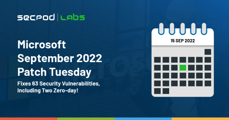 Read more about the article Updated: Microsoft September Patch Tuesday Addresses 63 Security Vulnerabilities, Including Two Zero-day!