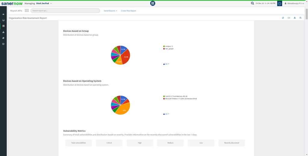 Risk Posture Reporting