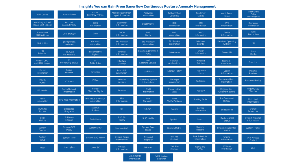 Continuous Posture Anomaly Management Insights.