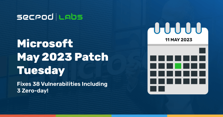 Read more about the article Microsoft May 2023 Patch Tuesday Fixes 38 Vulnerabilities Including 3 Zero-day!