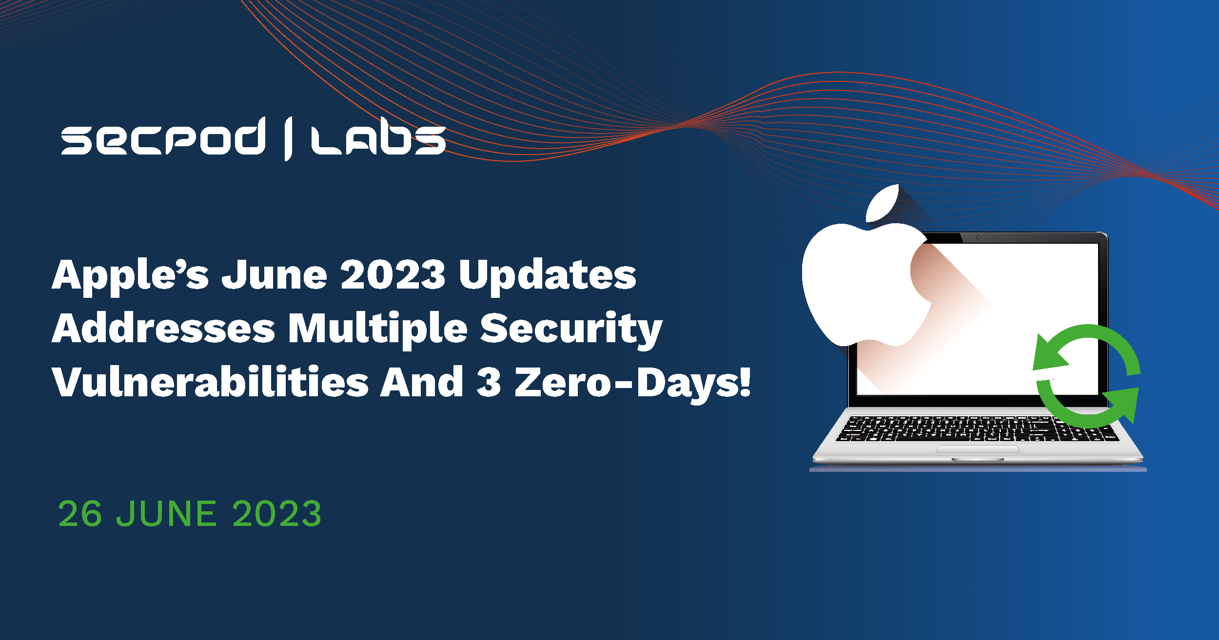 Read more about the article Apple’s June 2023 Updates Addresses Multiple Security Vulnerabilities And 3 Zero-Days!