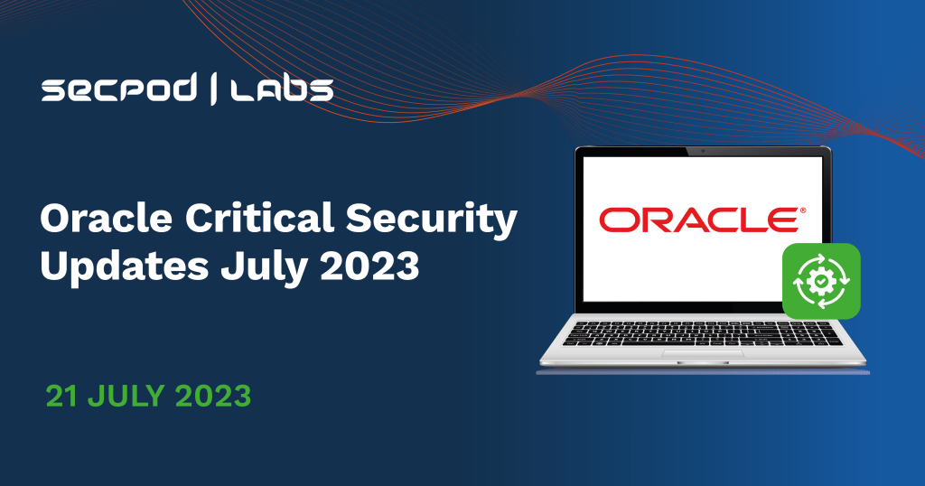 Oracle security updates July 2023