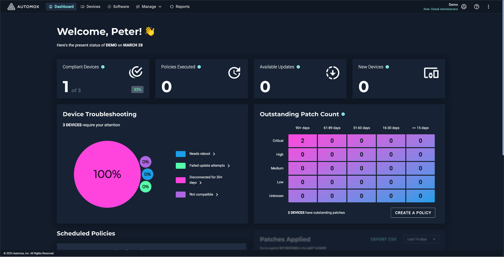 Automox-Dashboard
