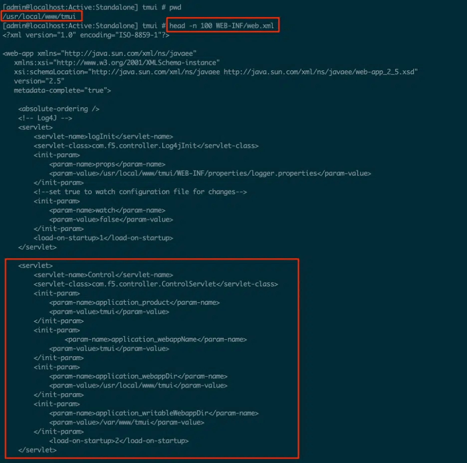 A Praetorian blog shows the TMUI API web.xml mapping