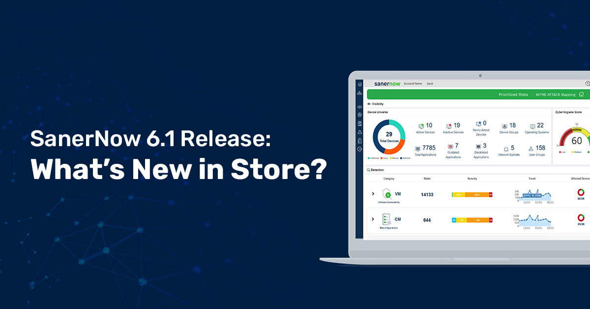 You are currently viewing SanerNow 6.1 Release: What’s New In-Store?