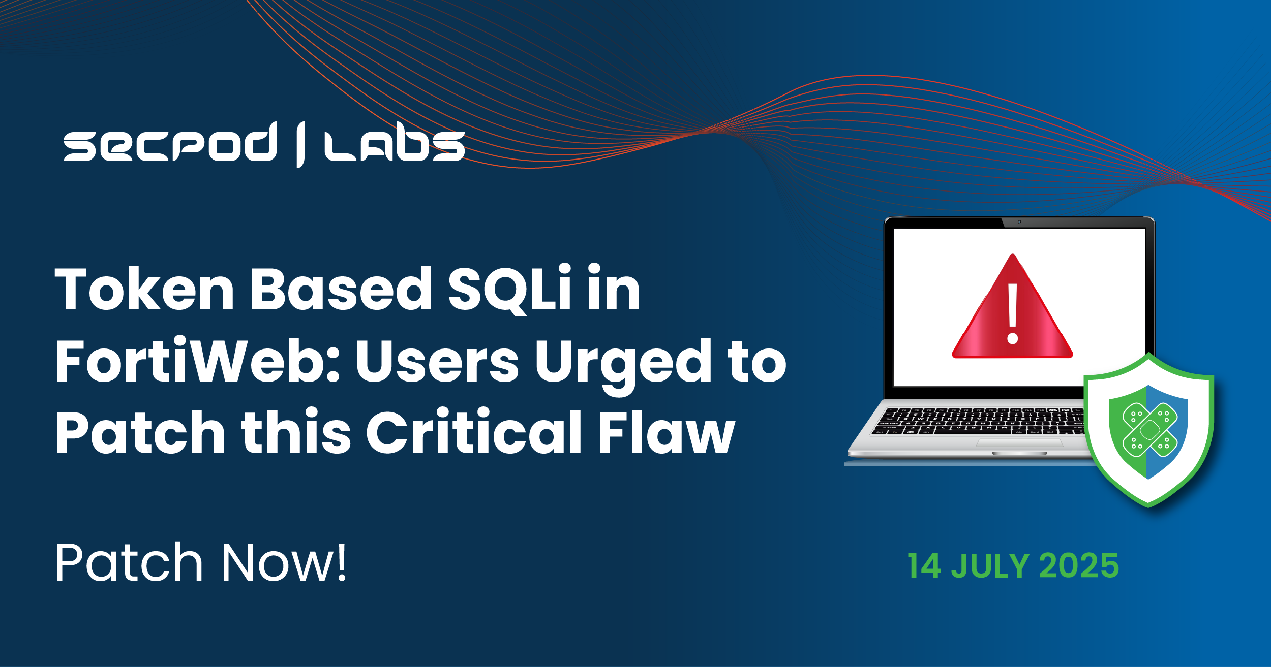 Read more about the article Token Based SQLi in FortiWeb: Users Urged to Patch this Critical Flaw