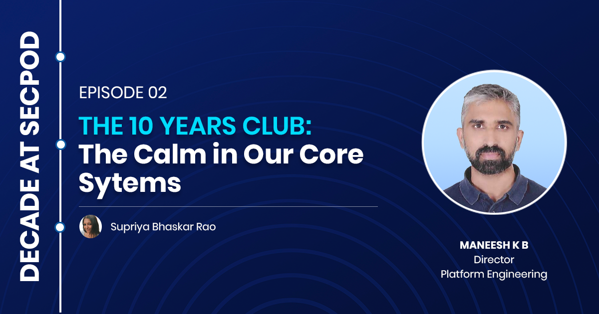 You are currently viewing The 10 Years Club – With Maneesh, The Calm in Our Core Sytems  