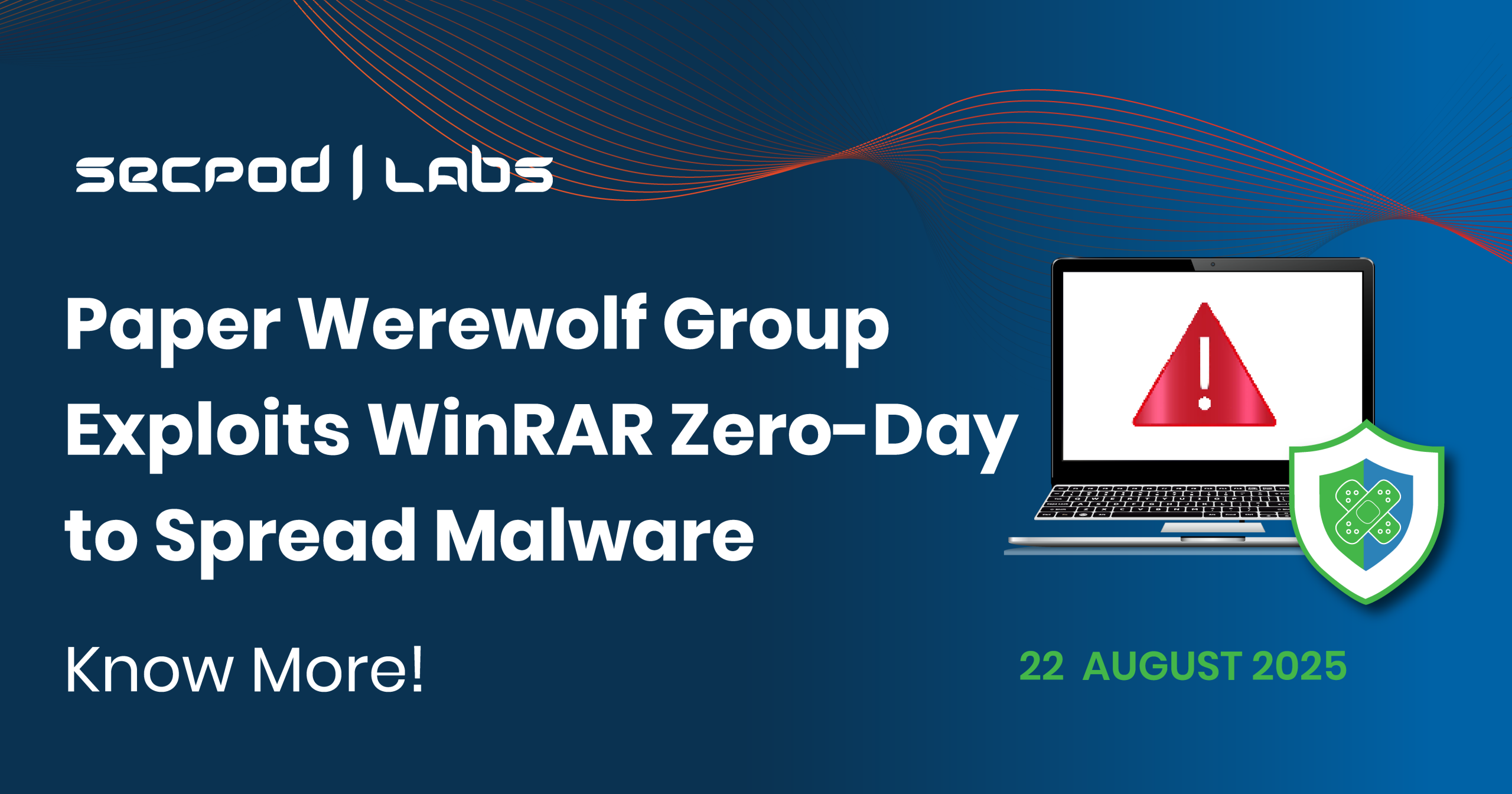 Read more about the article Paper Werewolf Group Exploits WinRAR Zero-Day to Spread Malware