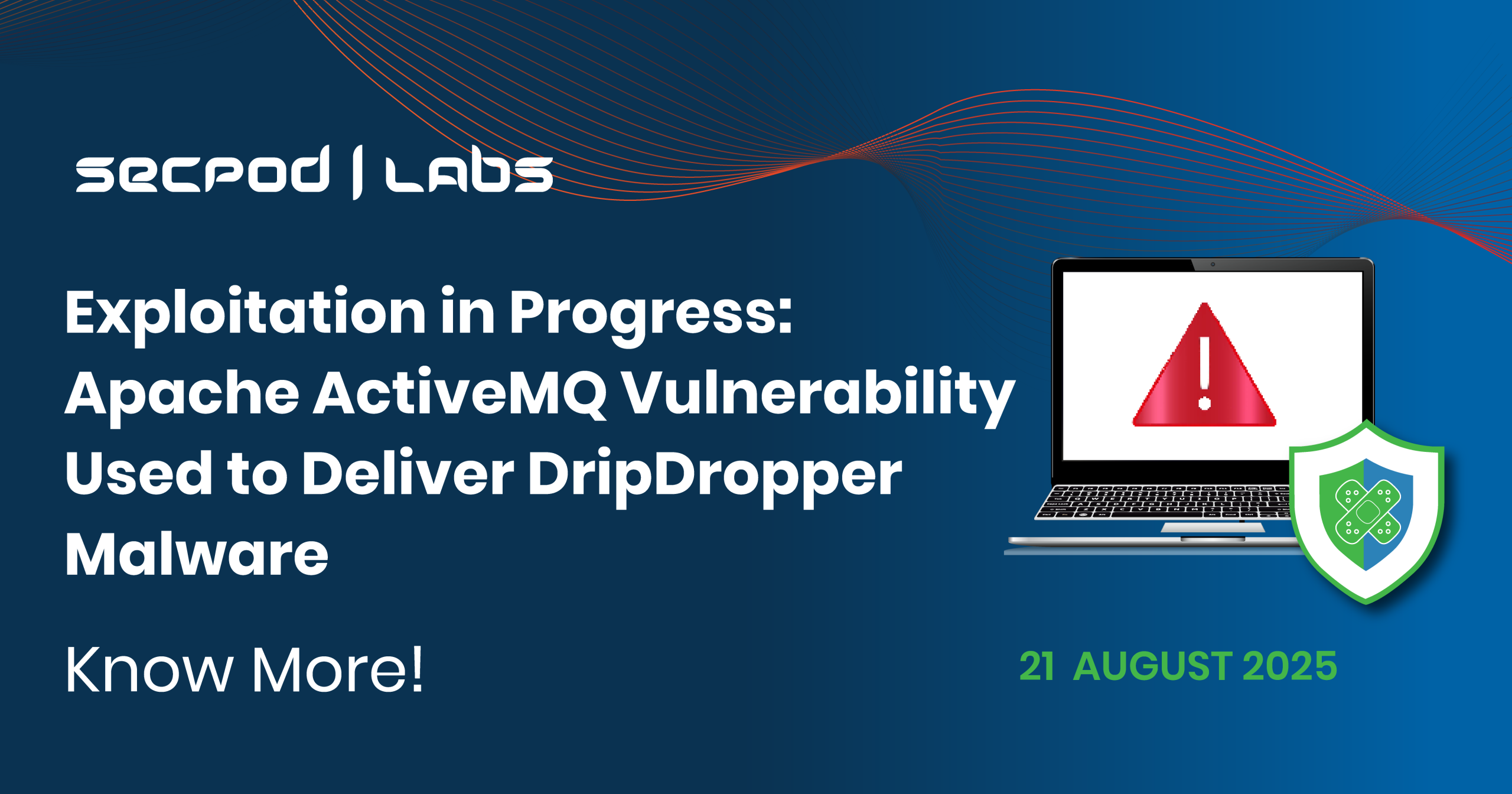 You are currently viewing Exploitation in Progress: Apache ActiveMQ Vulnerability Used to Deliver DripDropper Malware