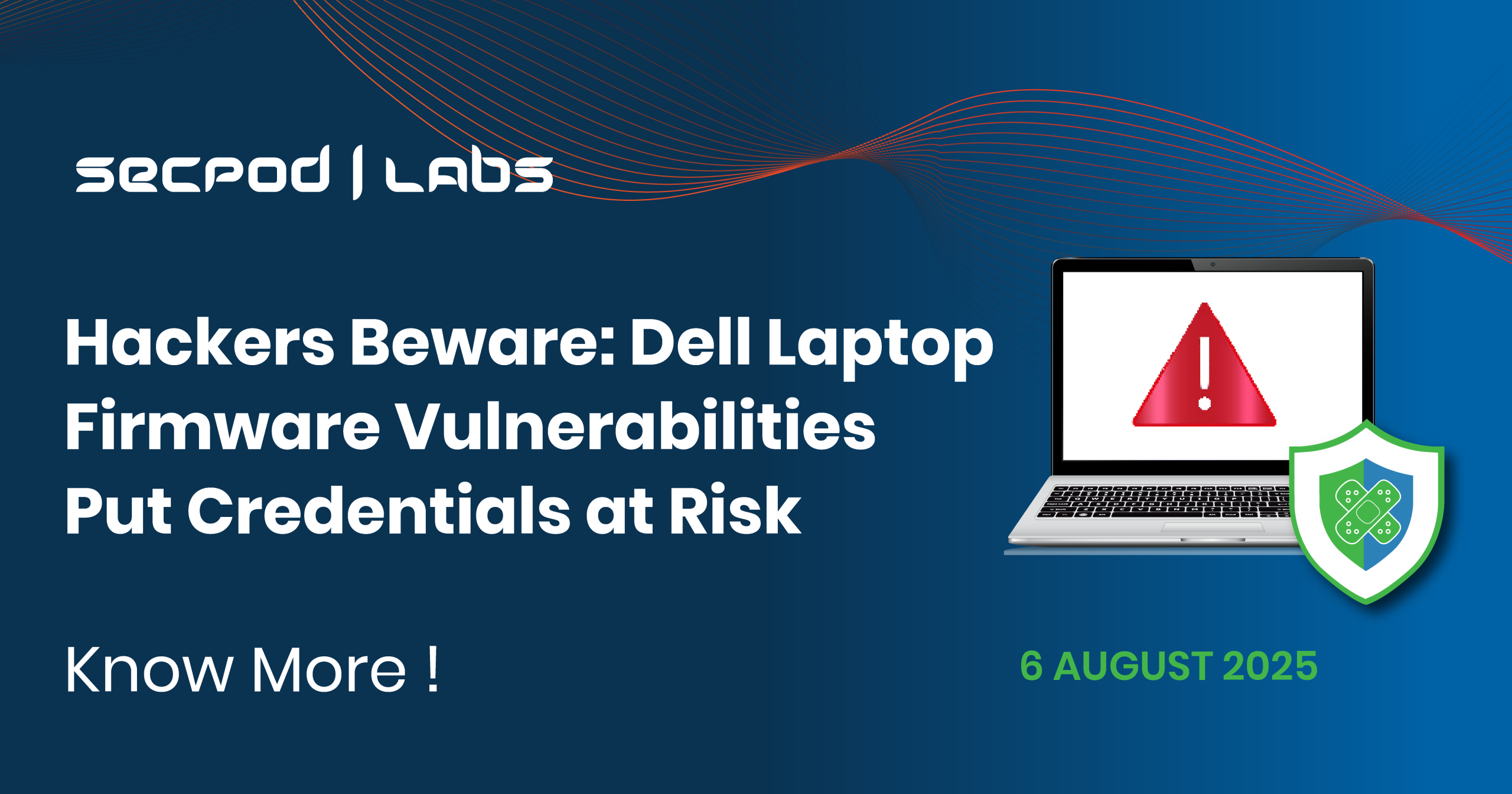 Read more about the article Hackers Beware: Dell Laptop Firmware Vulnerabilities Put Credentials at Risk