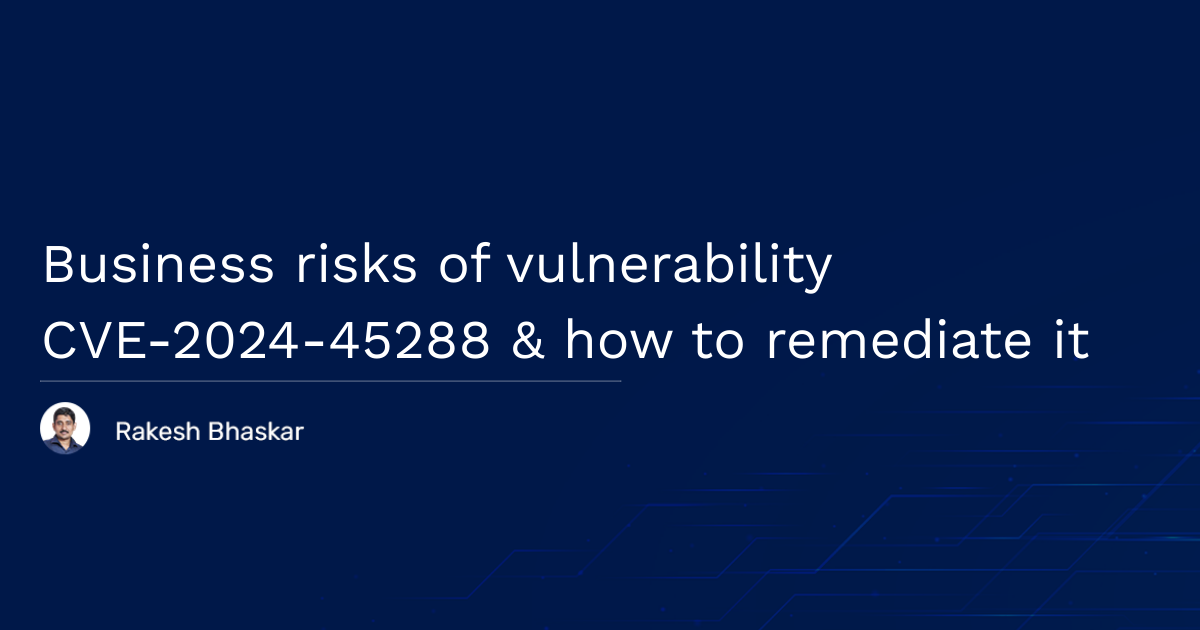 You are currently viewing “MadeYouReset” HTTP/2 Attack (CVE-2024-45288) How It Puts Revenue, Customers, and Business Continuity at Risk