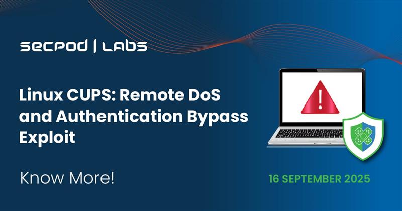 Read more about the article Linux CUPS: Remote DoS and Authentication Bypass Exploit