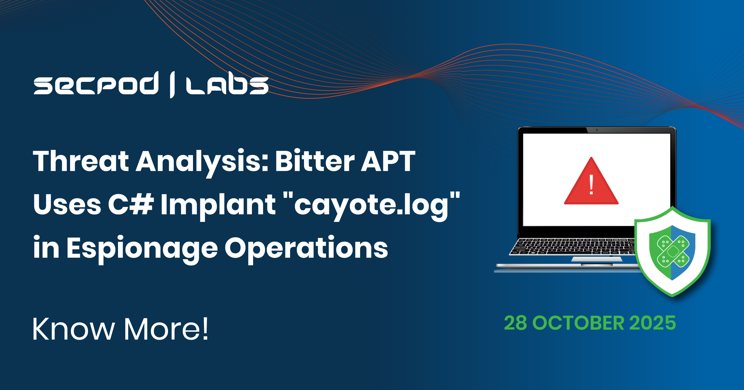 You are currently viewing Threat Analysis: Bitter APT Uses C# Implant “cayote.log” in Espionage Operations