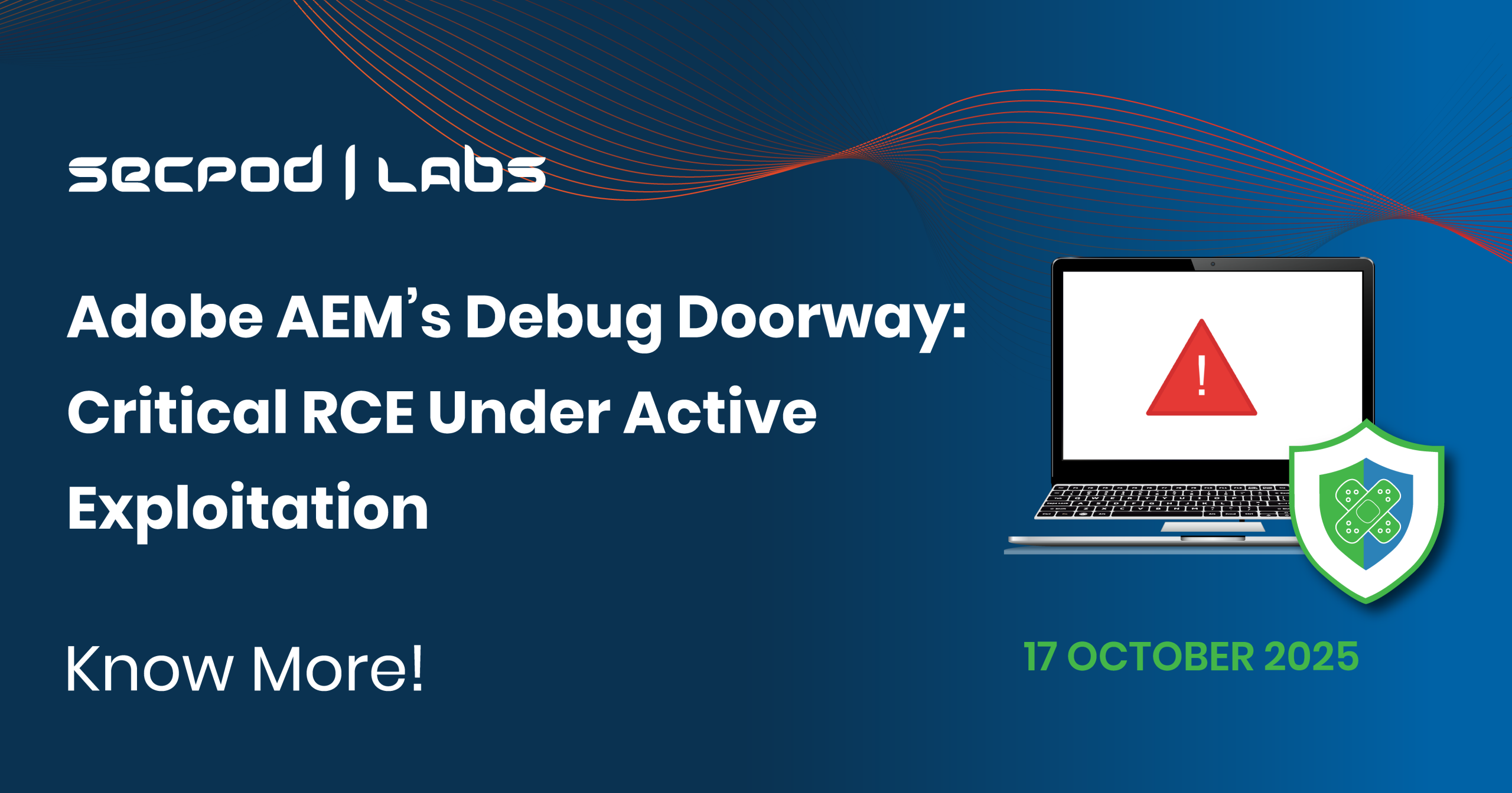 Read more about the article Adobe AEM’s Debug Doorway: Critical RCE Under Active Exploitation