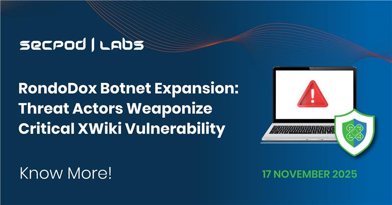 Read more about the article RondoDox Botnet Expansion: Threat Actors Weaponize Critical XWiki Vulnerability