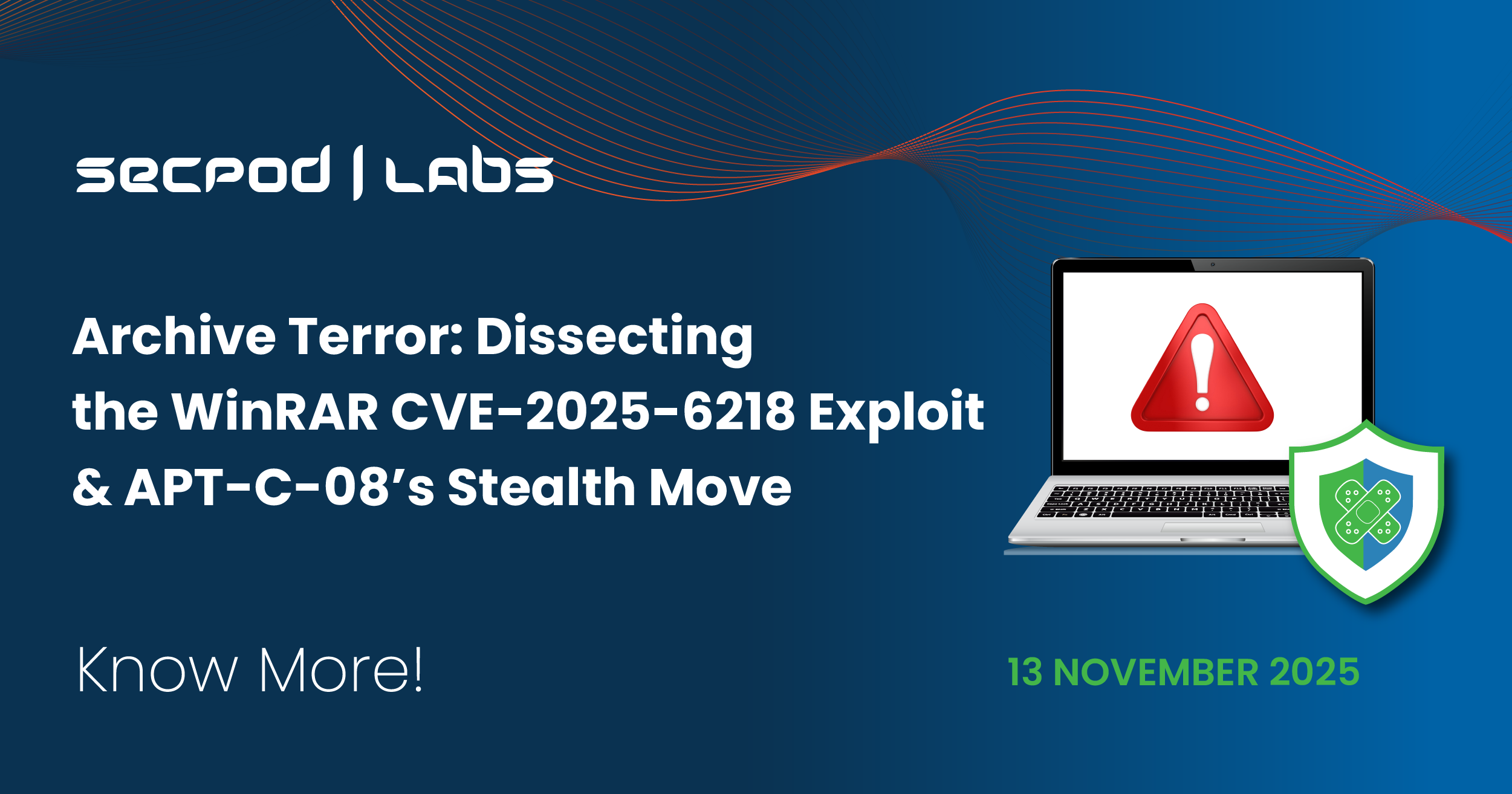 You are currently viewing Archive Terror: Dissecting the WinRAR CVE-2025-6218 Exploit & APT-C-08’s Stealth Move