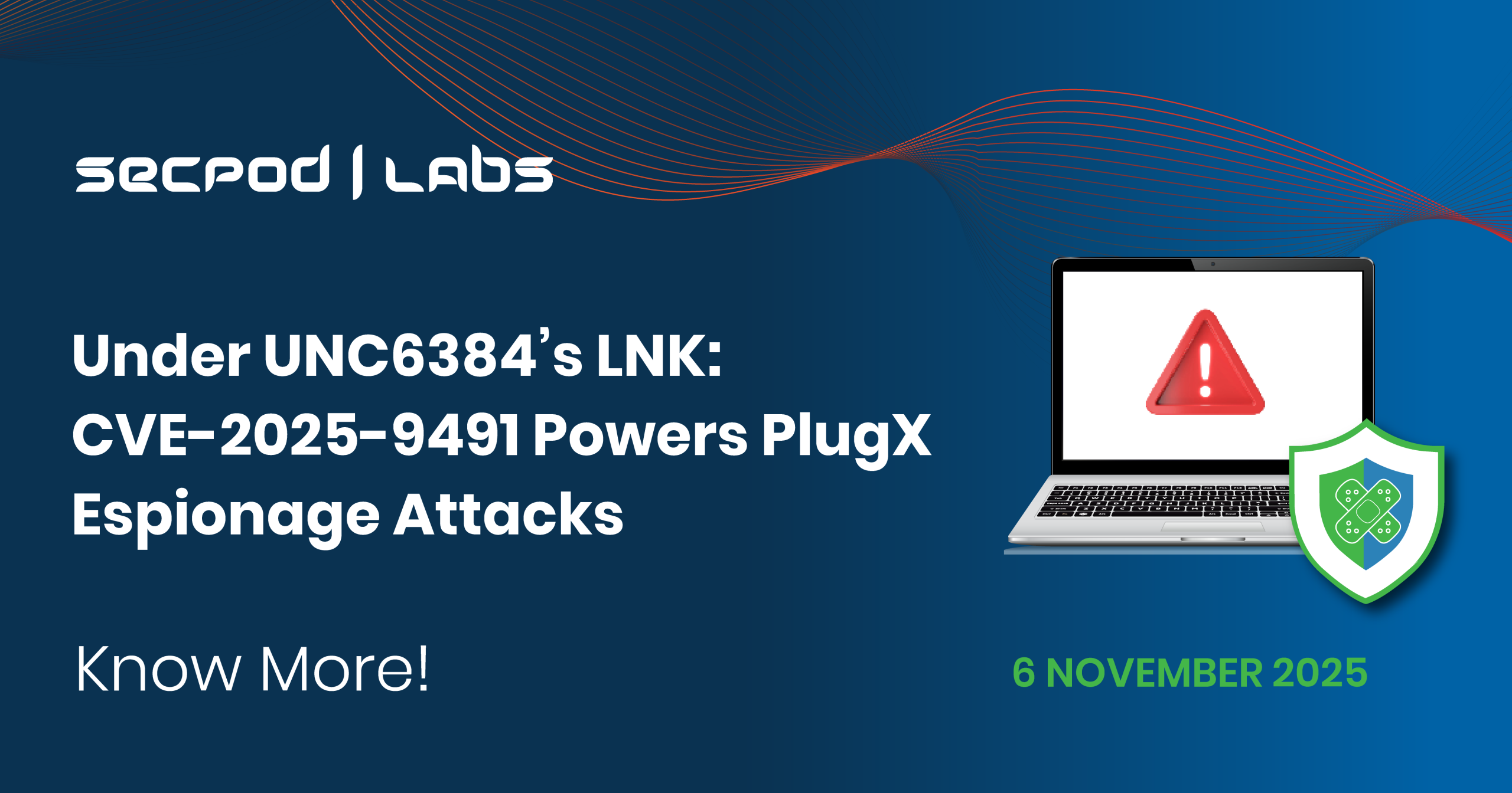 Read more about the article Under UNC6384’s LNK: CVE-2025-9491 Powers PlugX Espionage Attacks