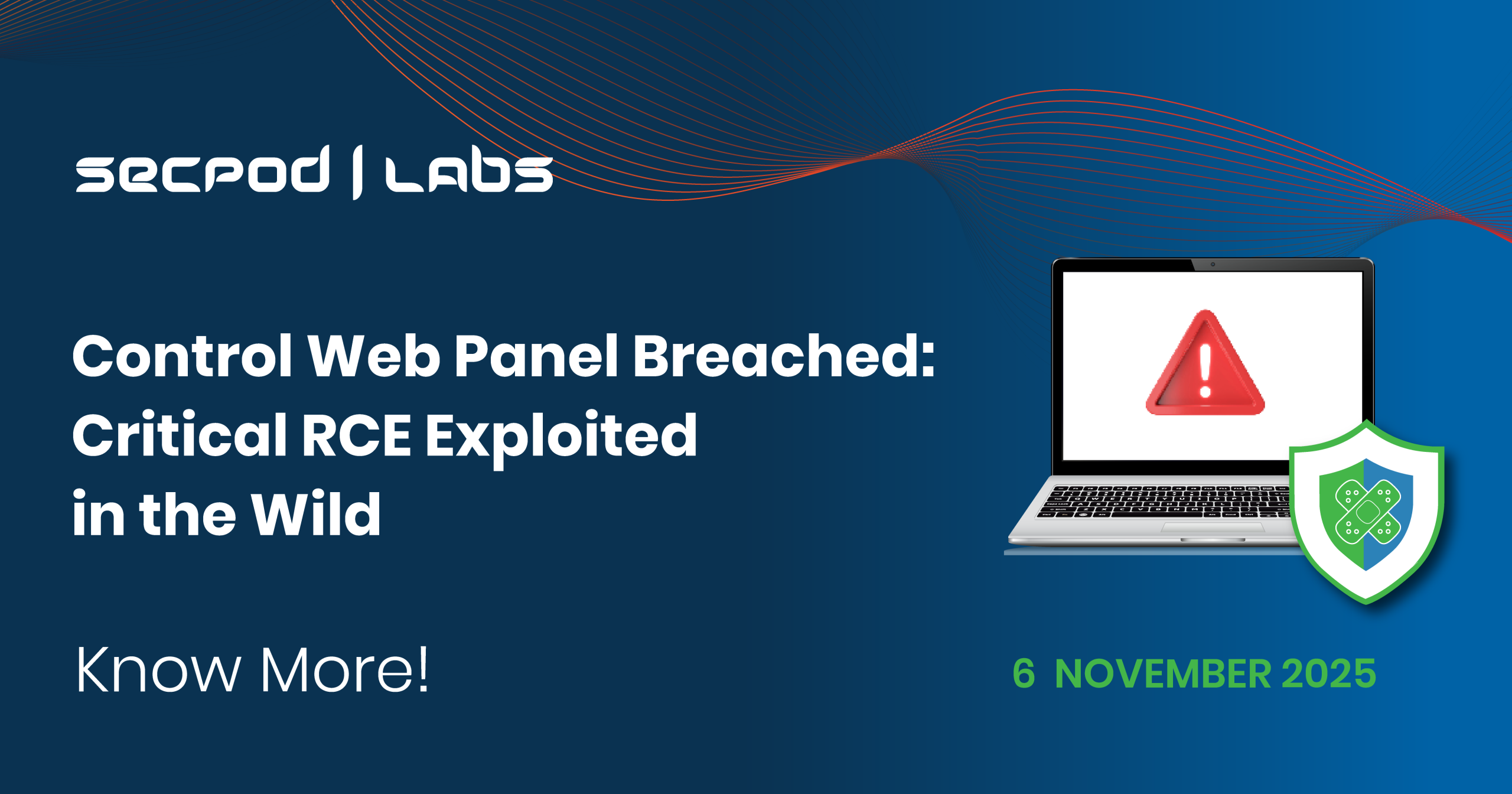 You are currently viewing Control Web Panel Breached: Critical RCE Exploited in the Wild