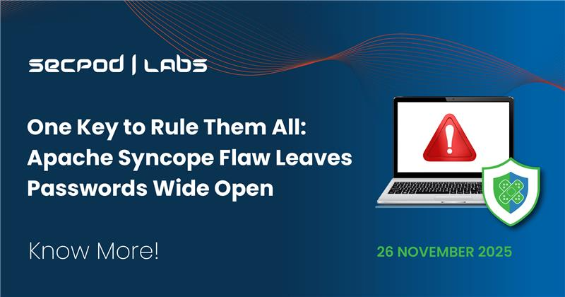 You are currently viewing One Key to Rule Them All: Apache Syncope Flaw Leaves Passwords Wide Open