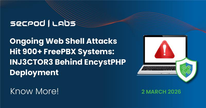 You are currently viewing Ongoing Web Shell Attacks Hit 900+ FreePBX Systems: INJ3CTOR3 Behind EncystPHP Deployment