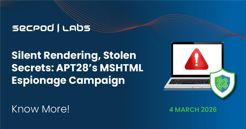 You are currently viewing Silent Rendering, Stolen Secrets: APT28’s MSHTML Espionage Campaign