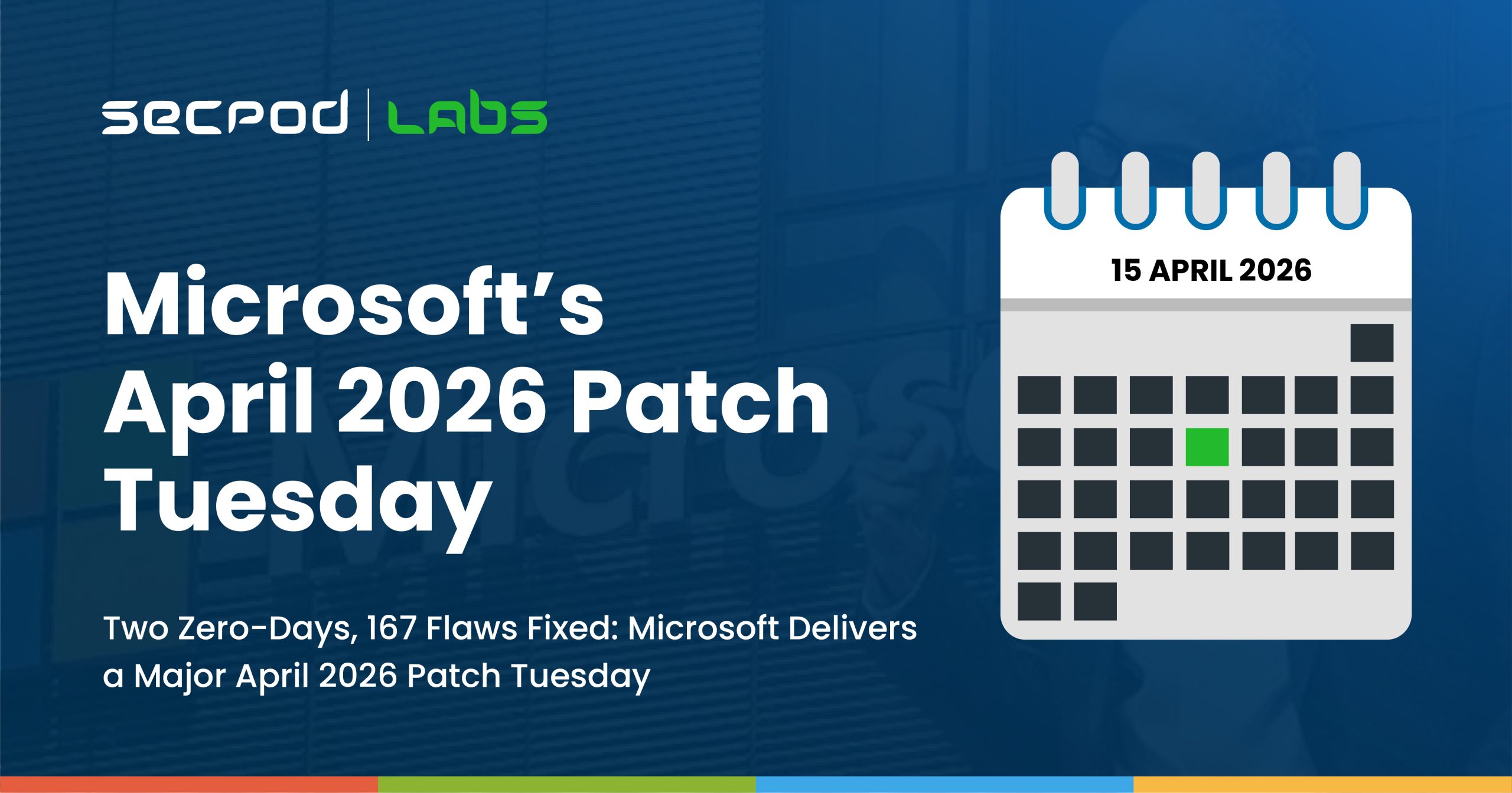 You are currently viewing Two Zero-Days, 167 Flaws Fixed: Microsoft Delivers a Major April 2026 Patch Tuesday