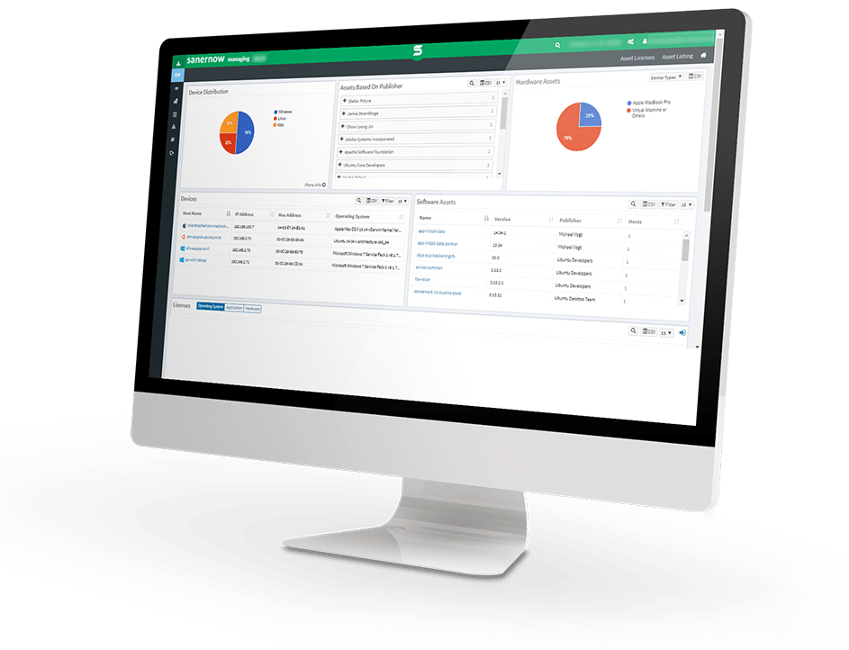 SanerNow AM: Asset Management Software