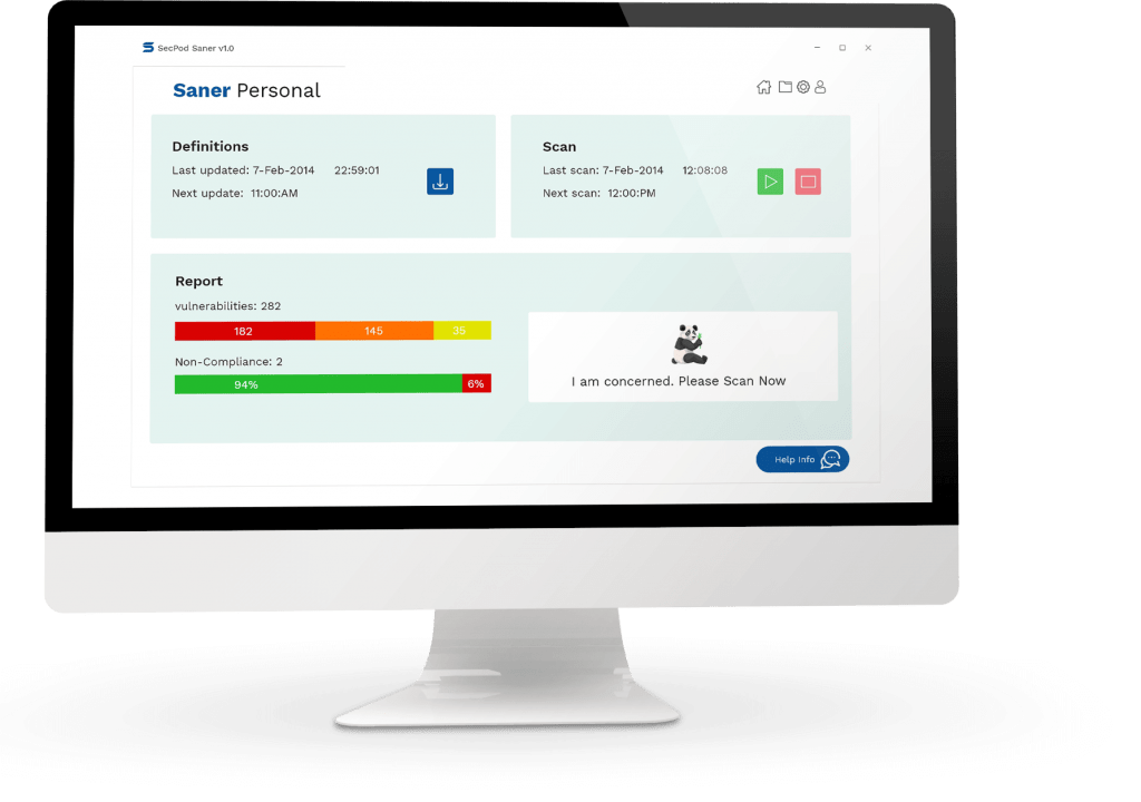 Saner Personal for detecting vulnerabilities and patch updates