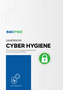 SecPod SanerNow - Cyber Hygiene Datasheet