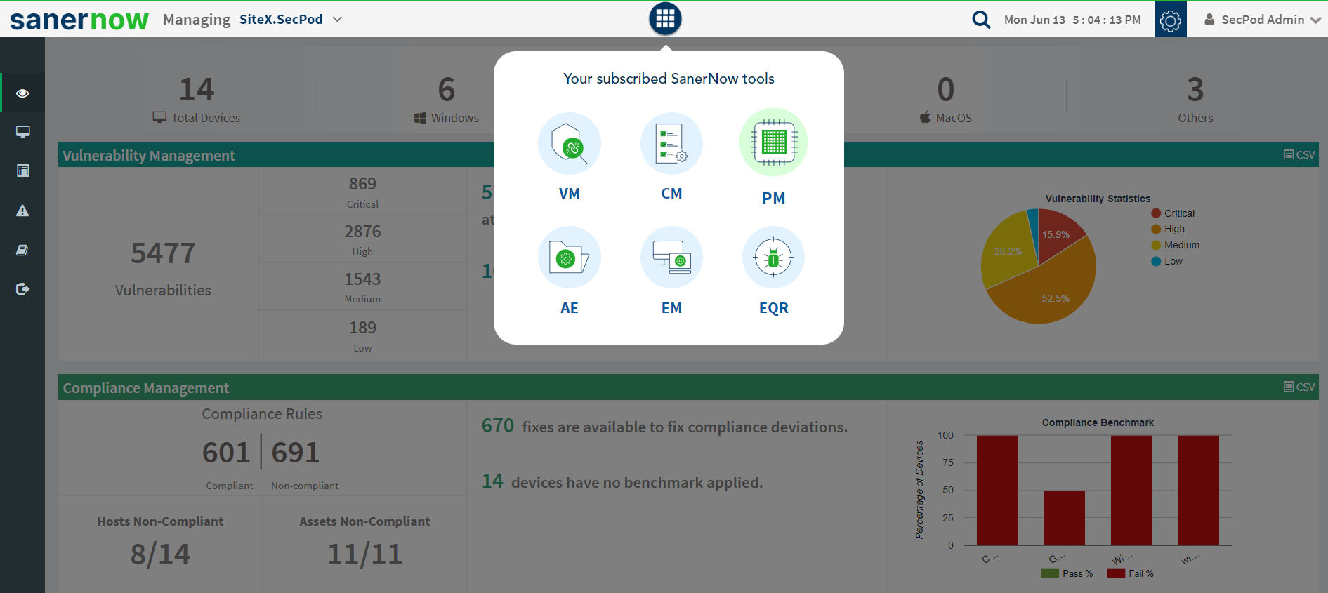 patching for remediation of vulnerabilities