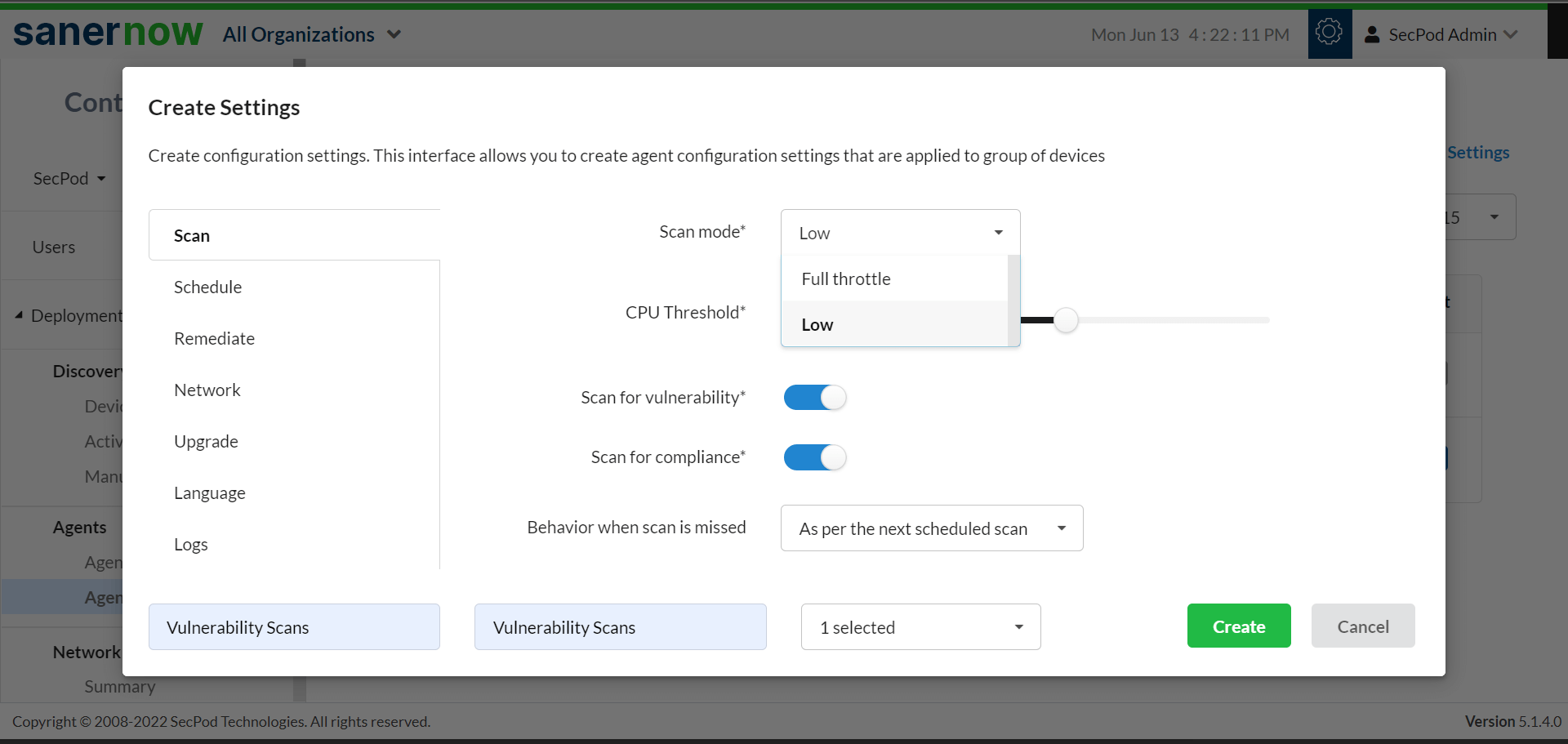 Scanning of Linux vulnerability 