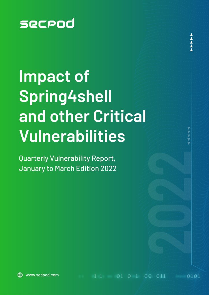 SecPod's quarterly vulnerability report